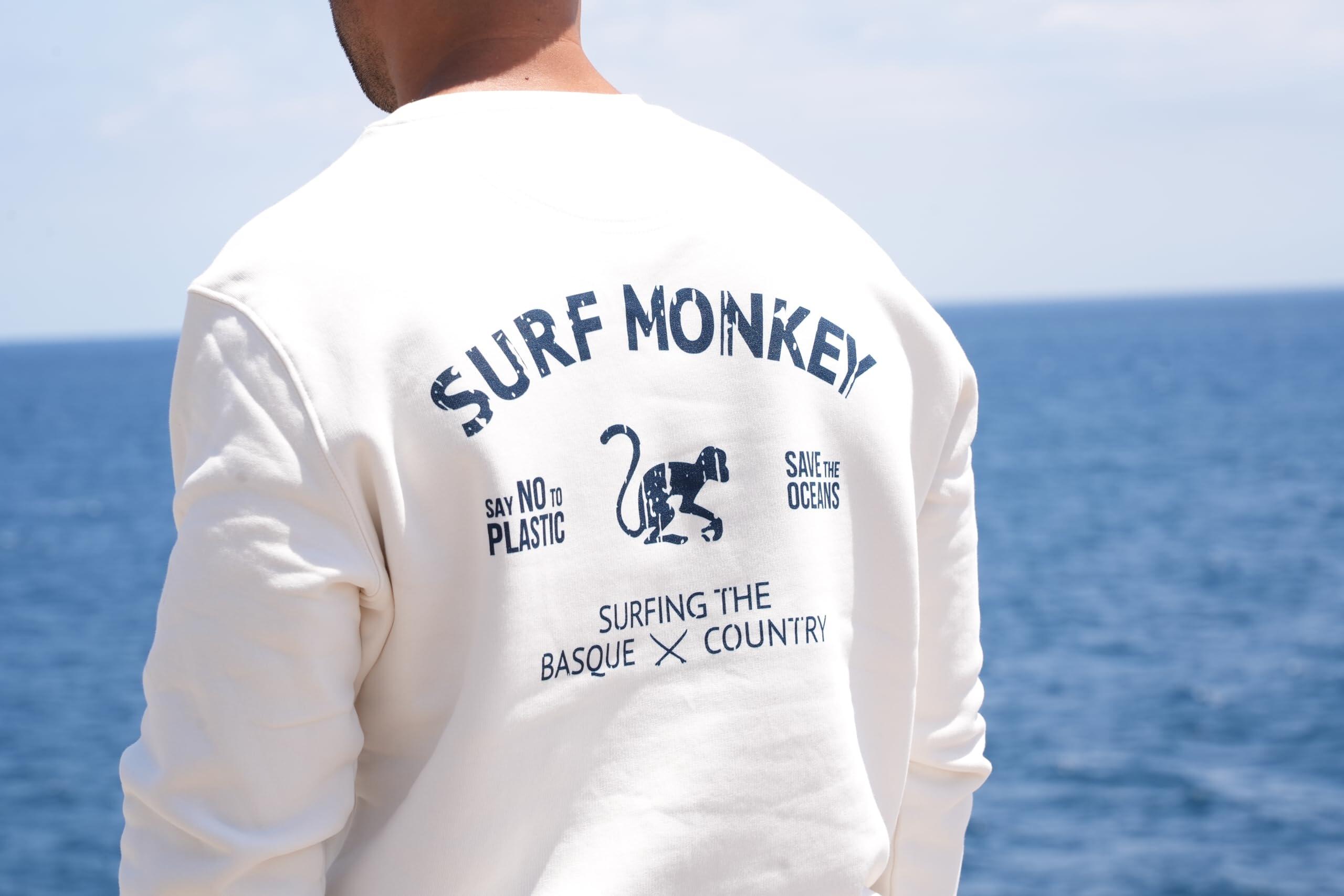 Bluza Save the Ocean – Okrągły dekolt / Dorosły (Ecru) 4/6