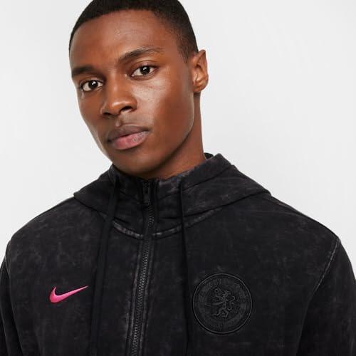 Sweat à capuche Nike Hommes FC Chelsea Third - Noir/Rose Prime 3/6