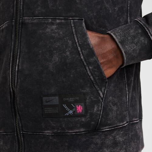 Sweat à capuche Nike Hommes FC Chelsea Third - Noir/Rose Prime 6/6
