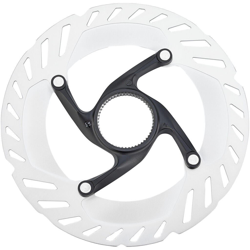 Brake disc Shimano avec bague de blocage cannelures internes avec aimant RT-CL80
