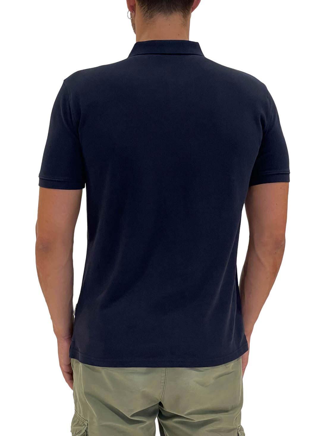 Polo uomo con badge logo 3/5