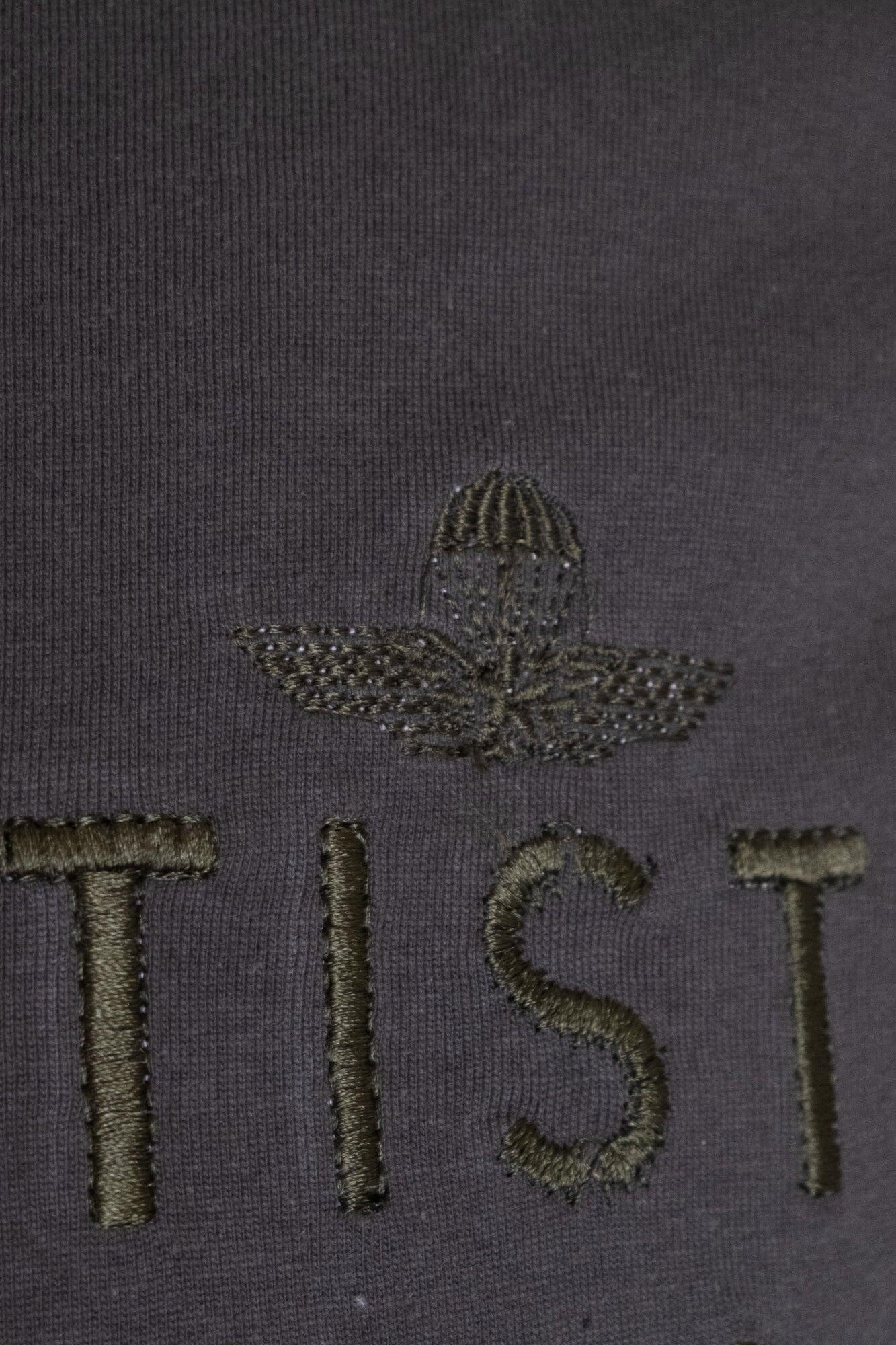 T-shirt Folgore a maniche corte militare in cotone uomo 4/5