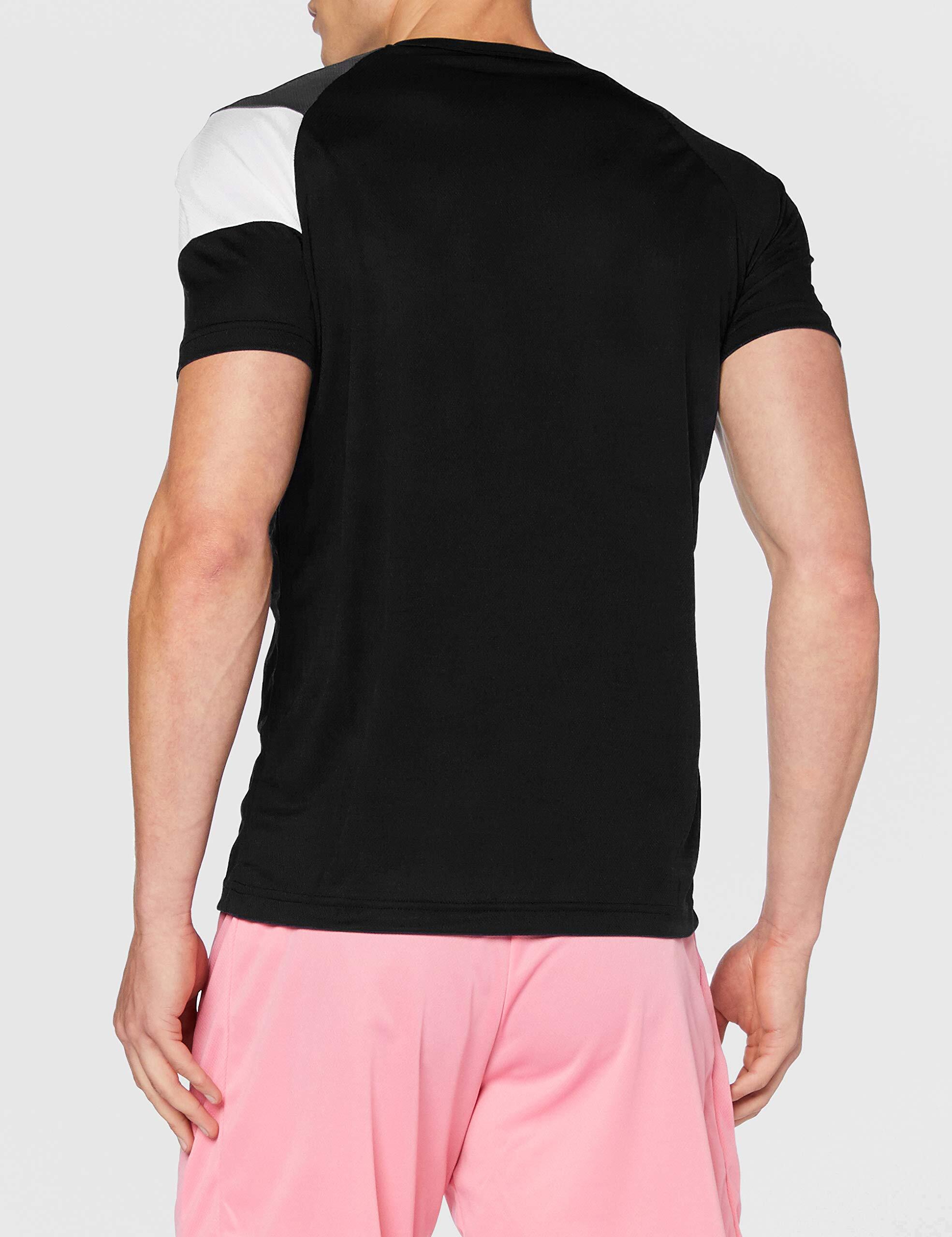 Chemise à Manches Courtes pour Hommes Le Coq Sportif N°6 - Noir, 2XL 3/4