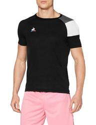 Chemise à Manches Courtes pour Hommes Le Coq Sportif N°6 - Noir, 2XL