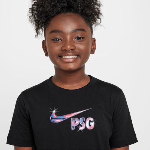 Maglietta da Calcio Nike Paris Saint-Germain Swoosh per Bambini 6-7 anni 3/6