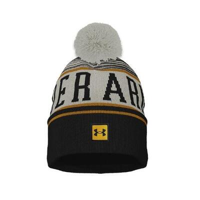 Under armour beanie wit / goudgeel / zwart