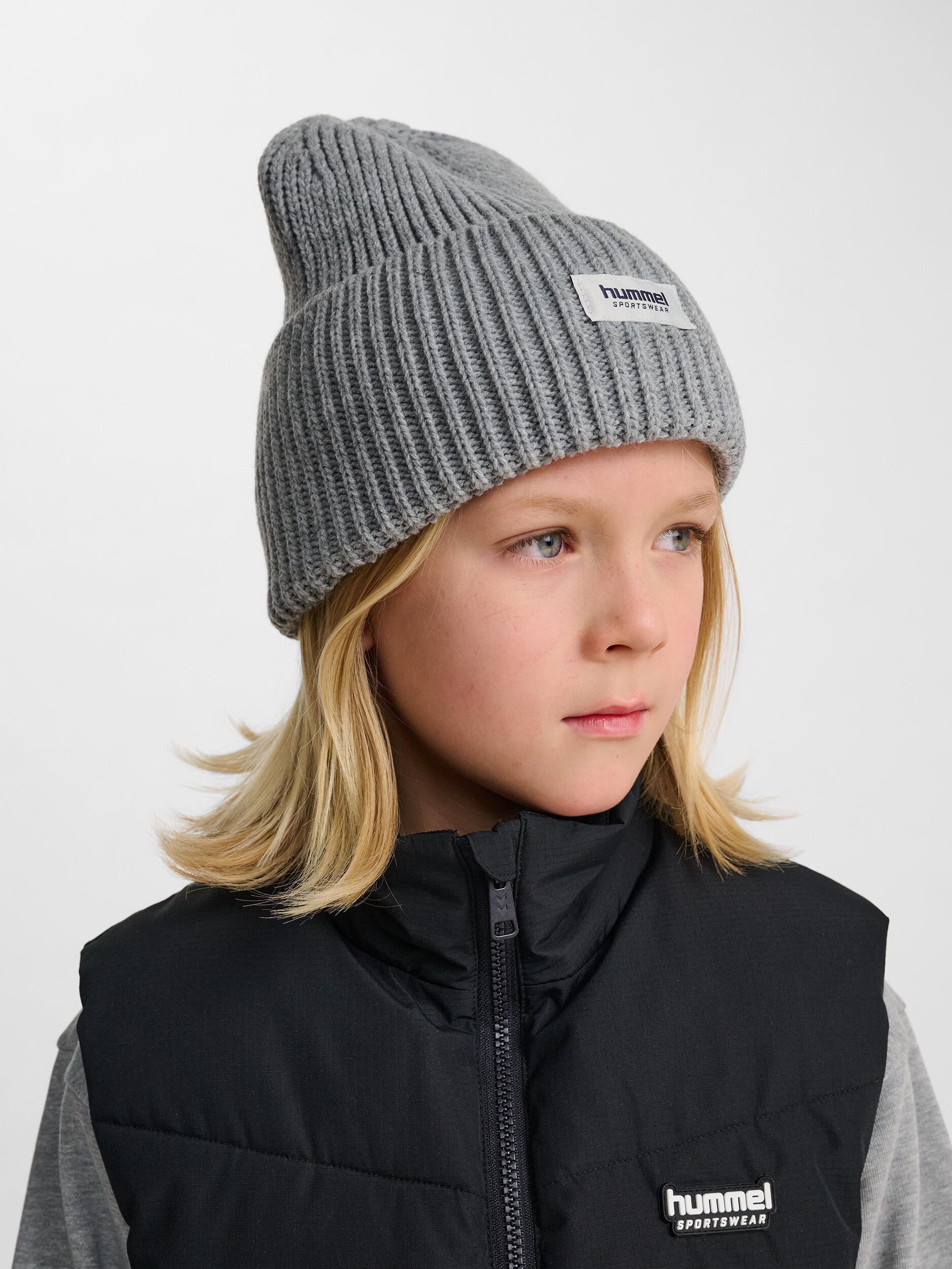 Gorro de tricot grosso para criança Hummel 2/5