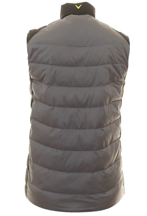 Callaway Quilted Premium Heren Bodywarmer Grijs Lime 2/3