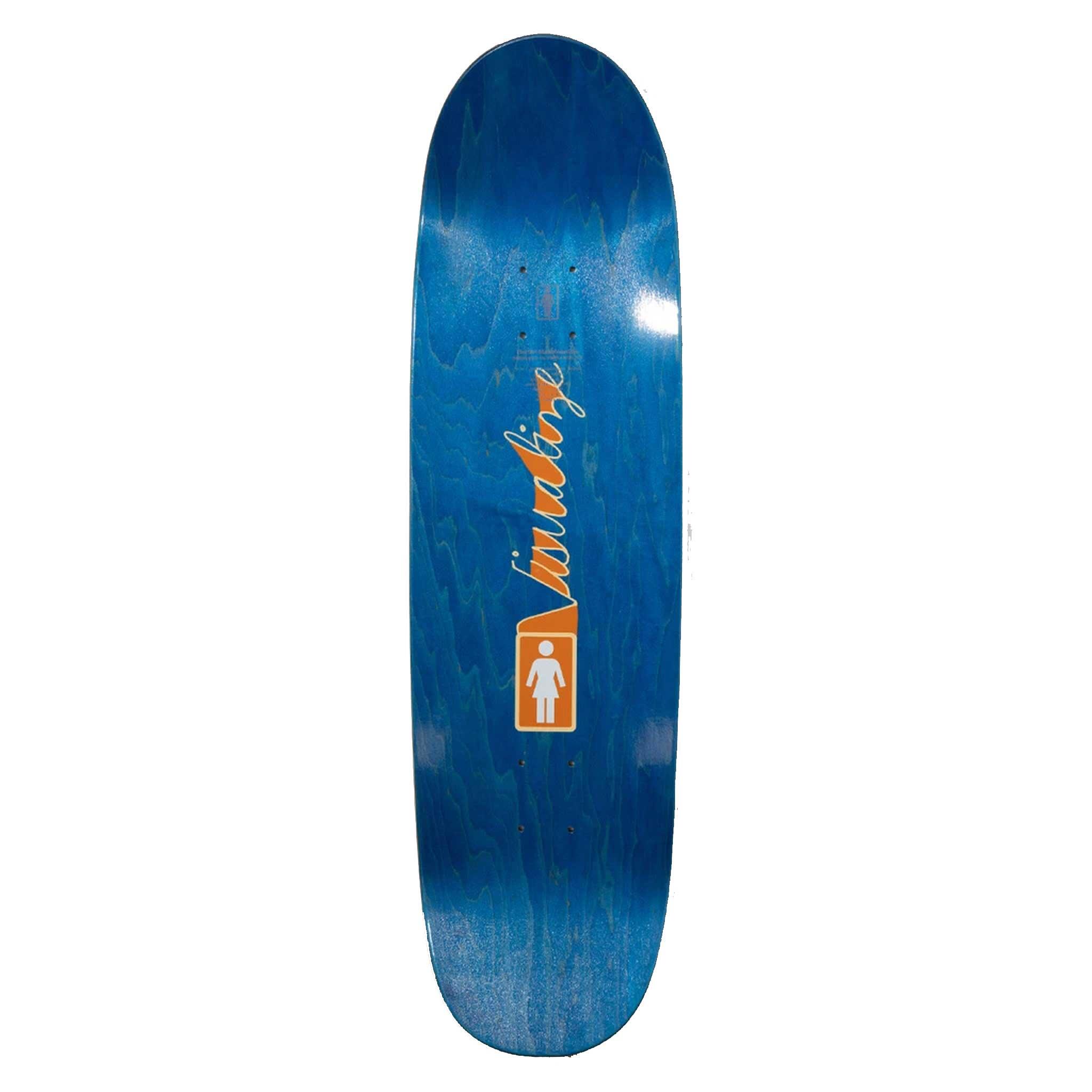 Skatebaord Deck Girl Bannerot Visualize Loveseat Blue 9.0'' 2/2