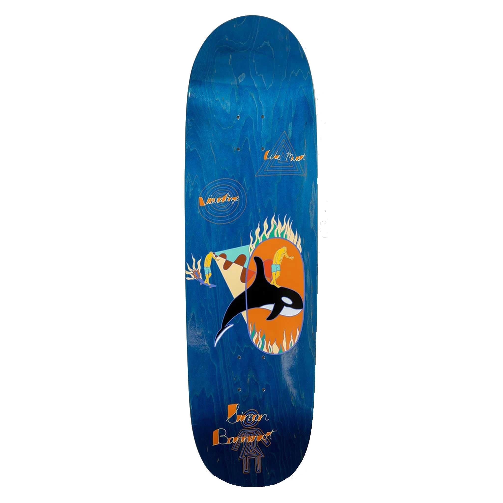 GIRL SKATEBOARDS Skatebaord Deck Girl Bannerot Visualize Loveseat Blue 9.0''