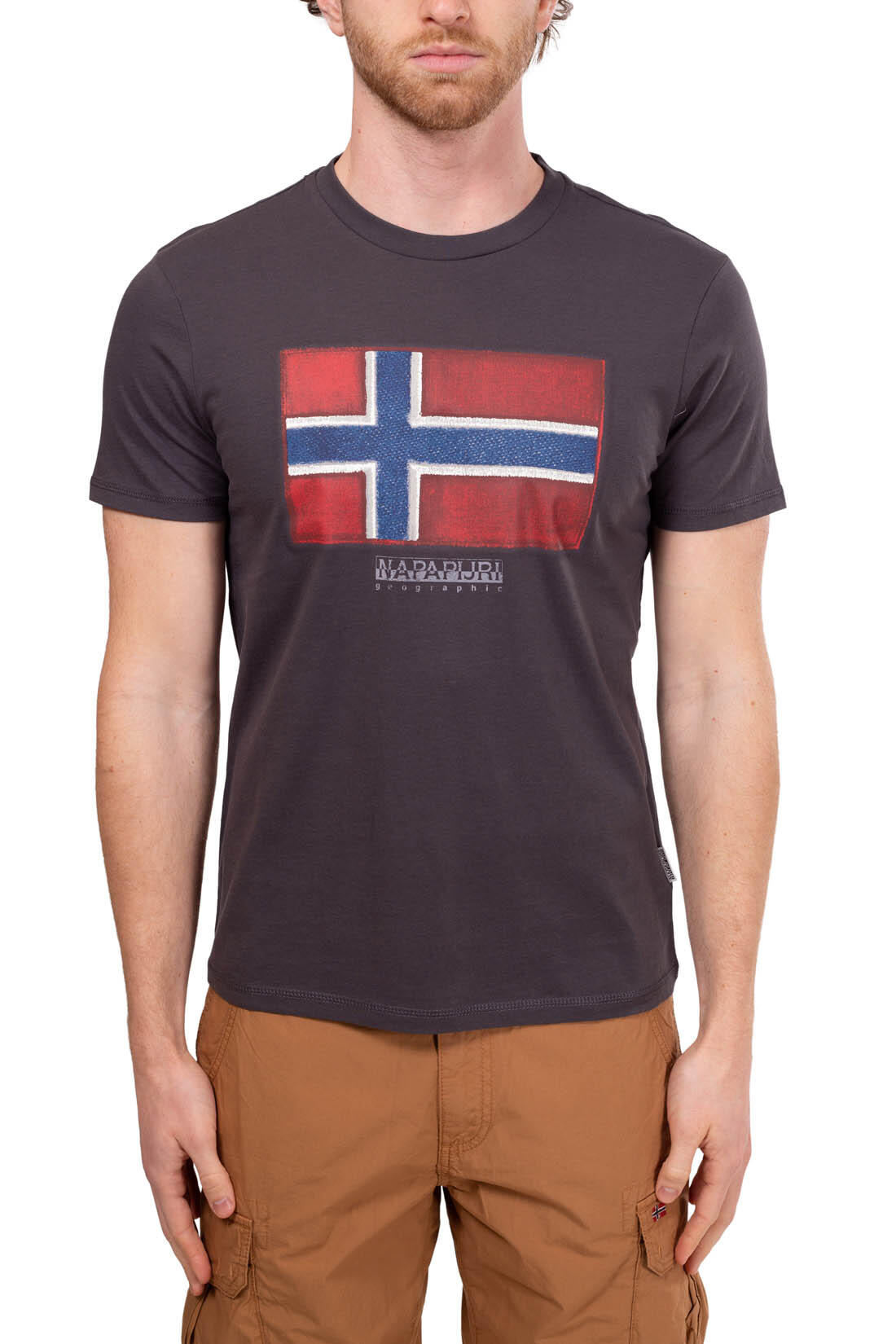T-shirt uomobandiera logo 2/3