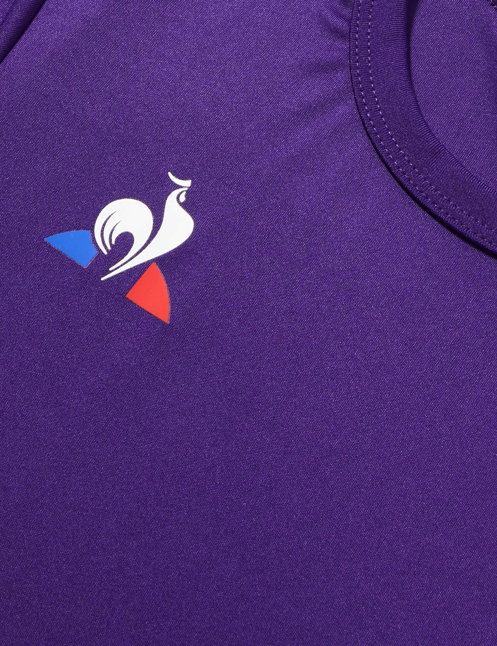 Le Coq Sportif N°1 Children's Match T-Shirt in Violet 2/4