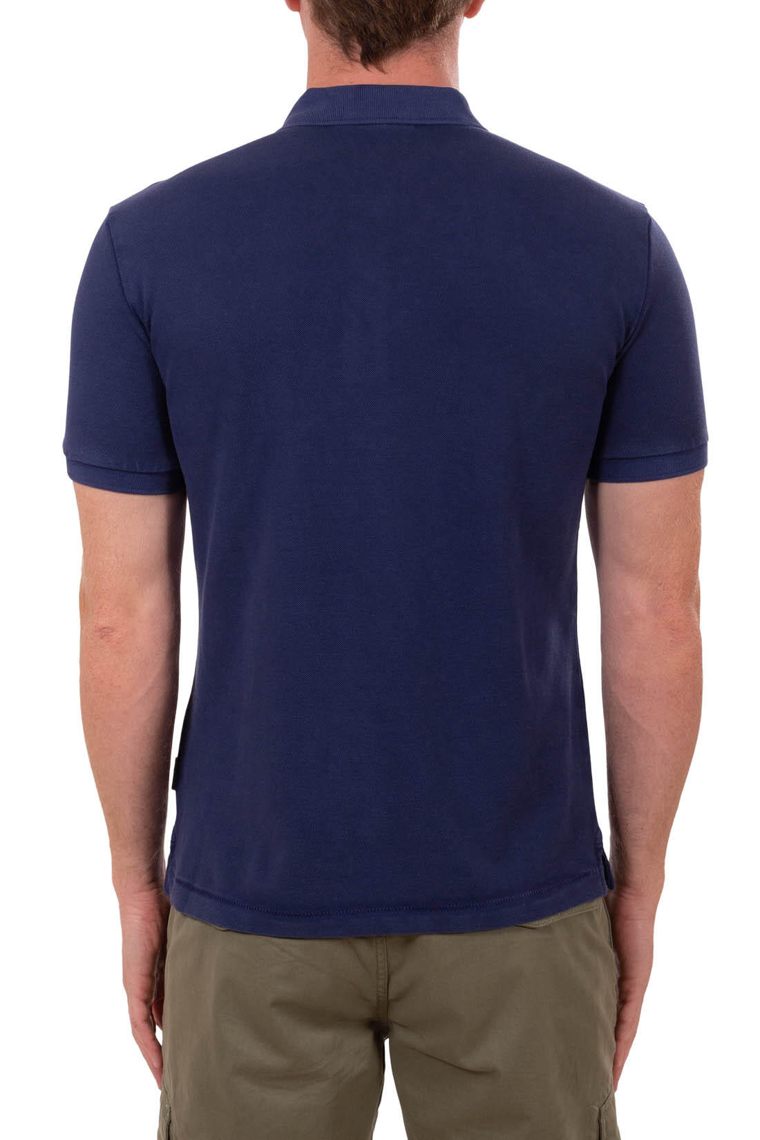 Polo uomo con stampa logo 3/4