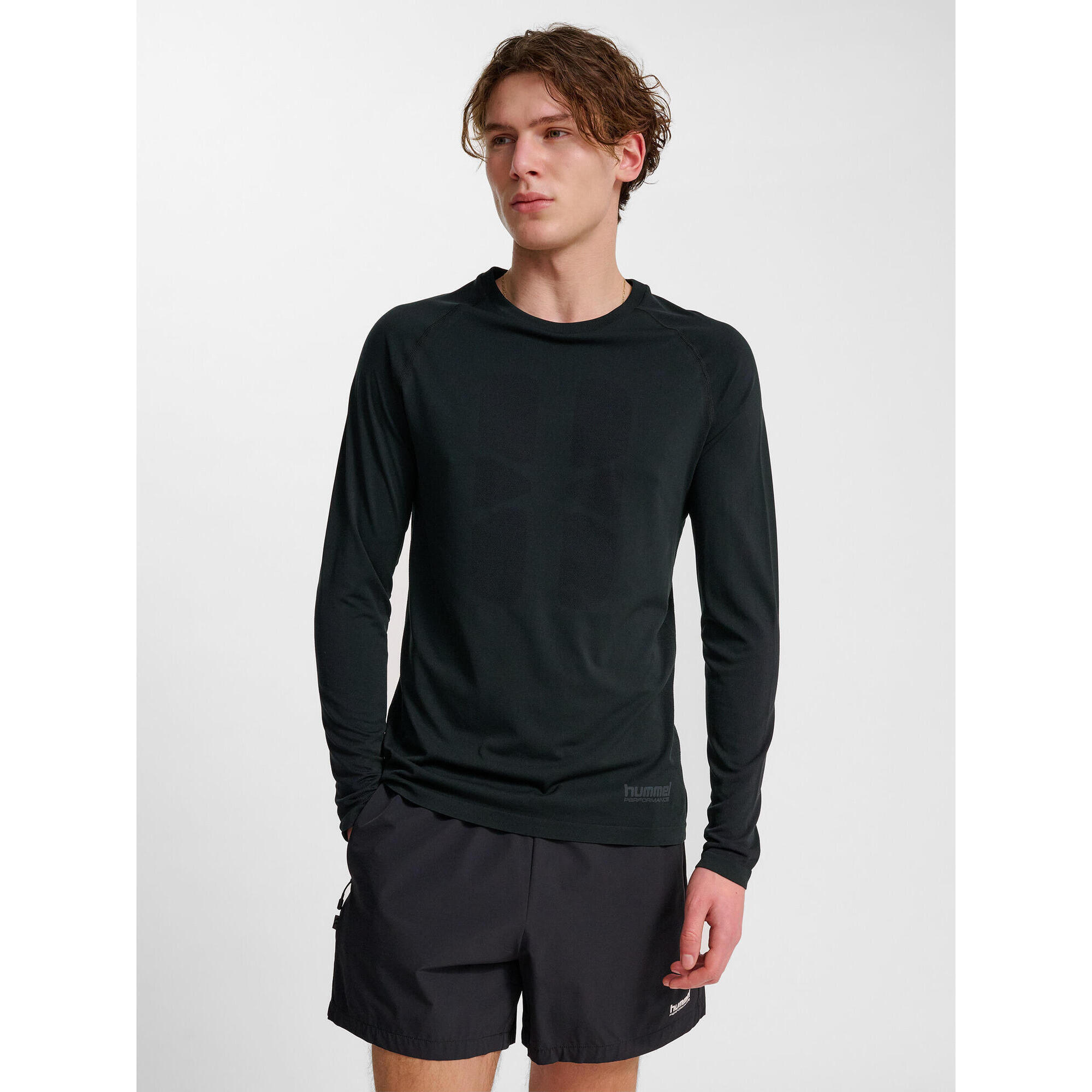Hummel - Enfiler T-shirt Hmlhiit Homme Hummel - T-shirt Manches Longues - Noir - Decathlon