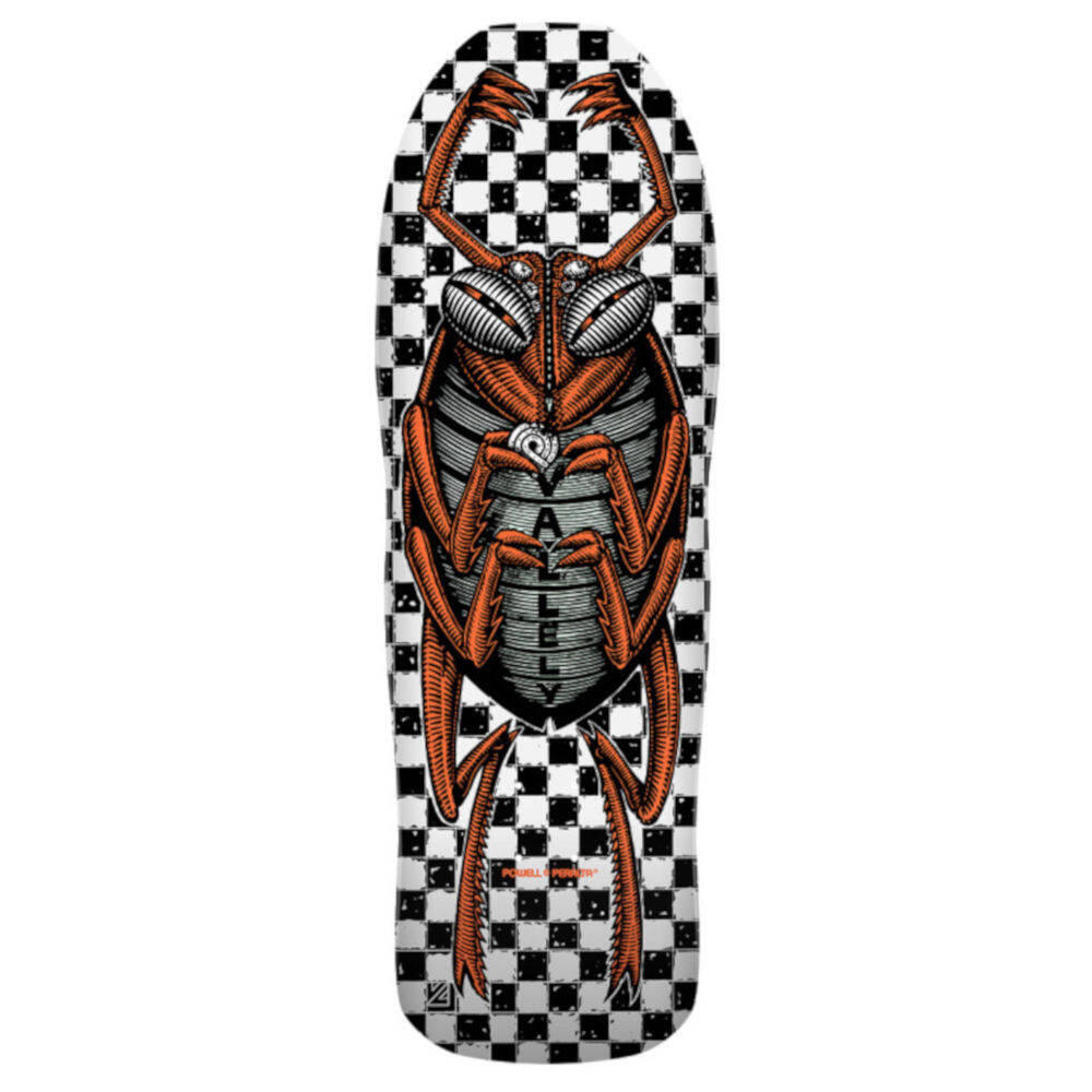 POWELL PERALTA Skateboard Deck Old School Powell Peralta Vallely Bug White 10''