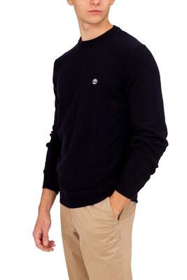 Pullover uomo in misto lana con logo