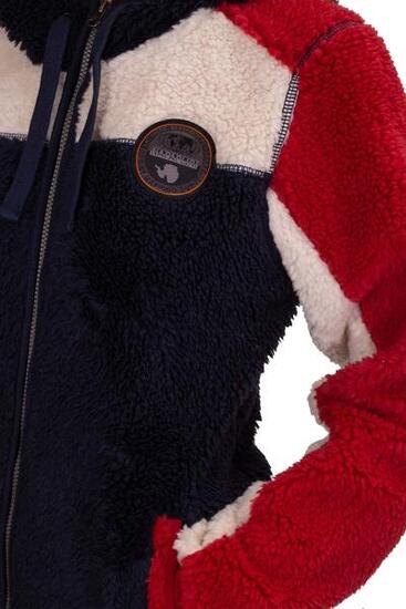 Felpa donna Turnage colorblock in pile