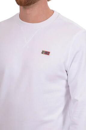 Sweat casual, Homme, Regular manches longues, Buri Summer, Blanc