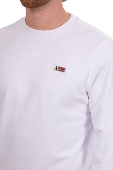 Sweat casual, Homme, Regular manches longues, Buri Summer, Blanc