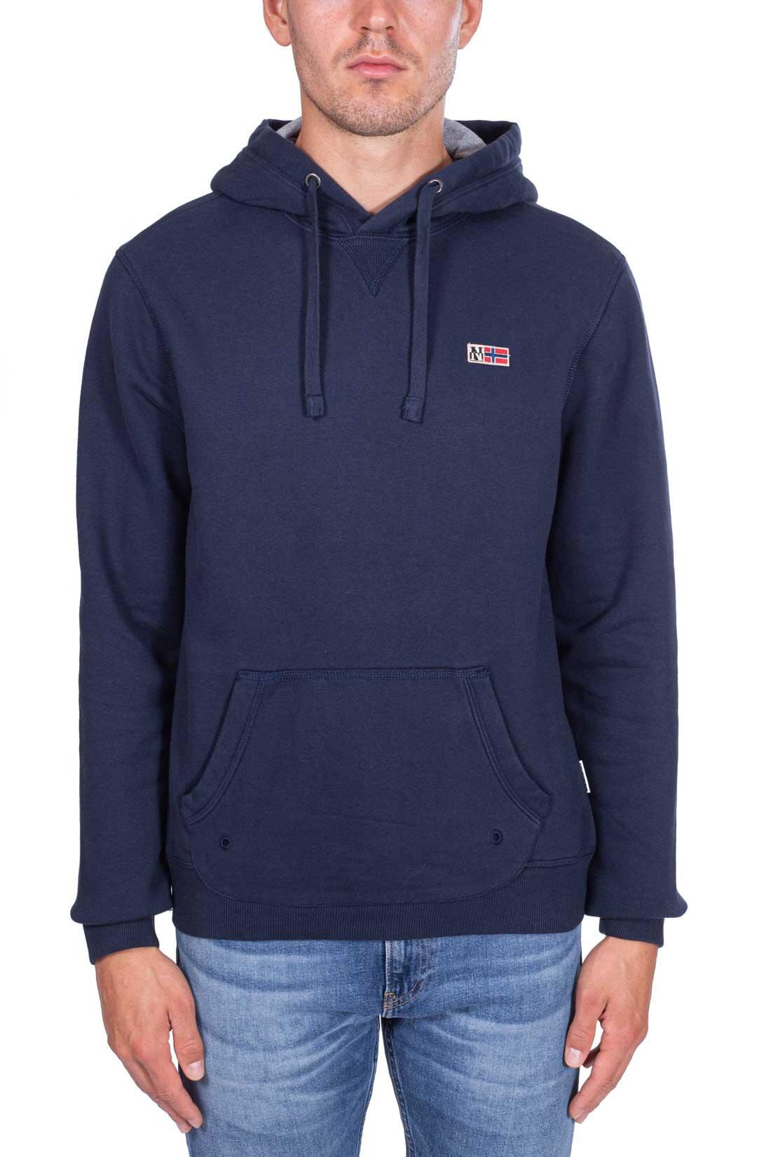 Felpa uomo essenzialepatch logo 2/4