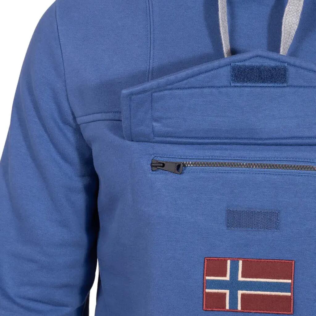 NAPAPIJRI Sweatshirt Hooded Burgee Blue