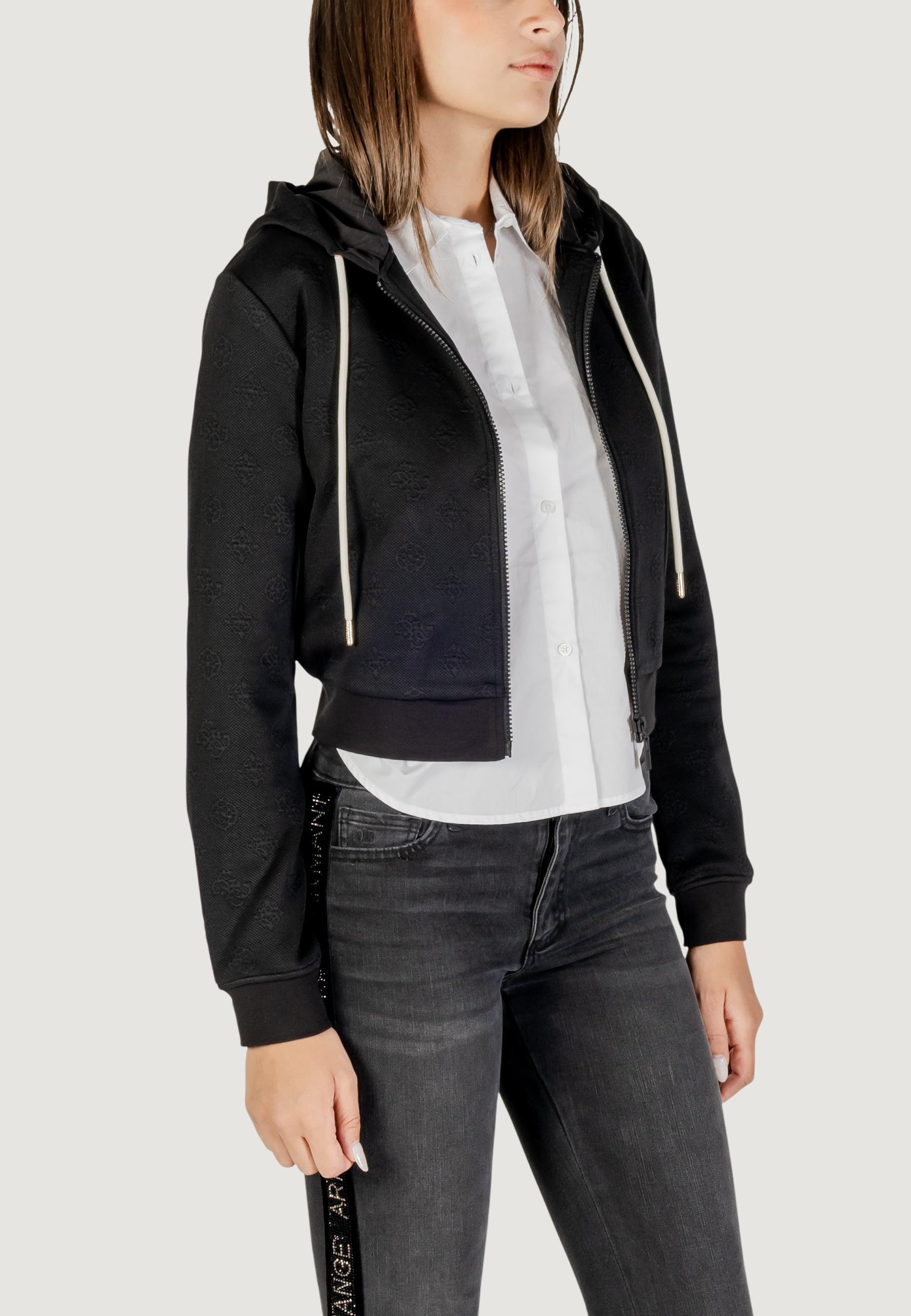 sweat-shirt 3D PEONY ZIPPER HOODIE JACKET FEMME NOIR 3/5