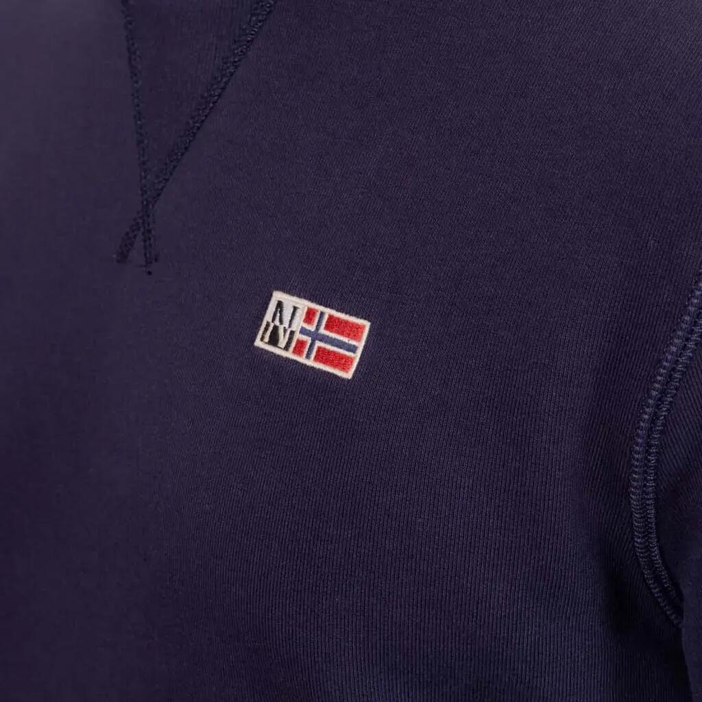 NAPAPIJRI Men’s Buri Crewneck Sweatshirt - Sage Green, Regular Fit