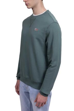 Sudadera hombre algodón verano - estilo clásico - Buri Summer - verde salvia