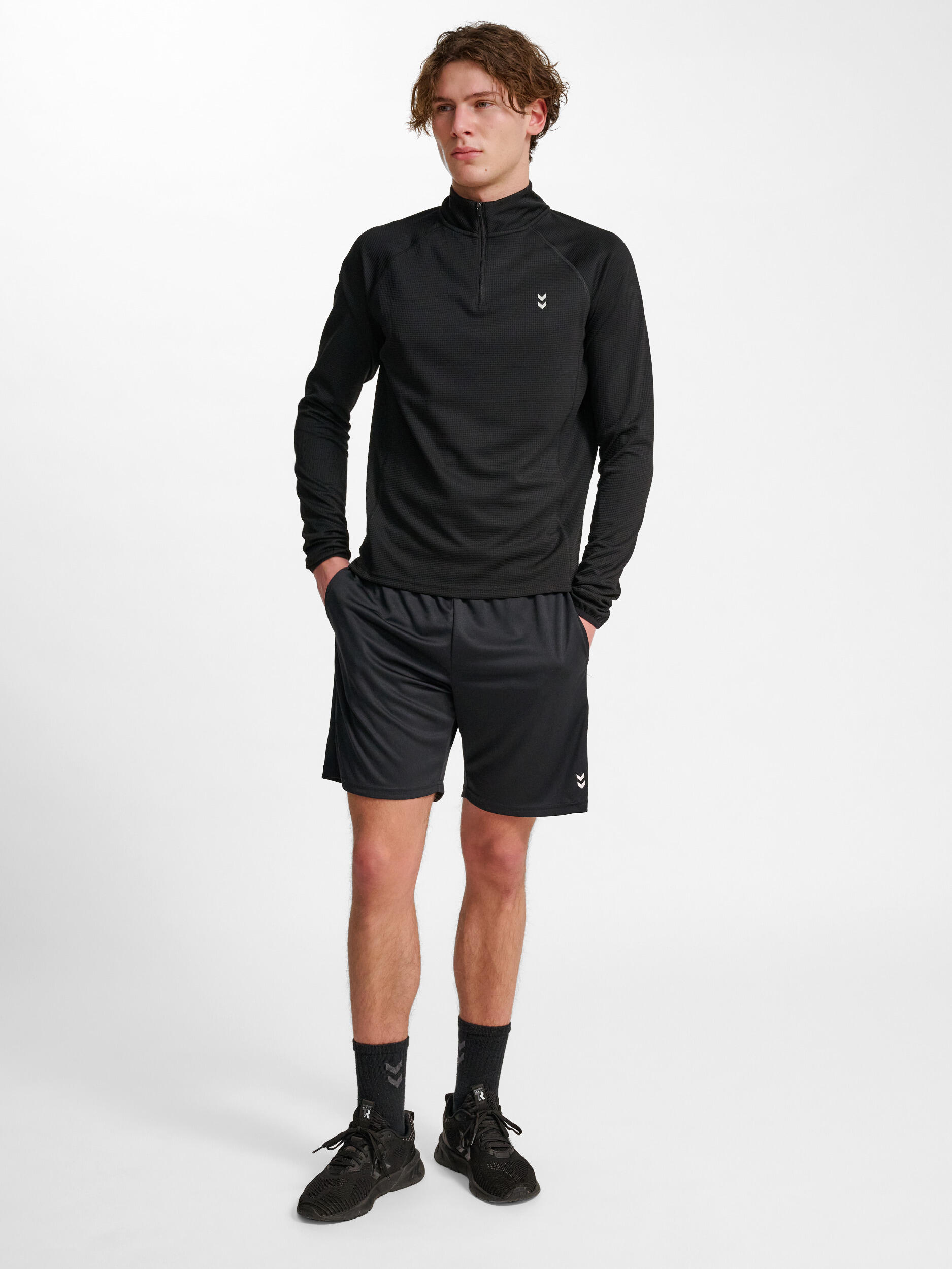 Demie-Fermeture Éclair Zip Sweat-Shirt Hmlpulse Homme 3/7