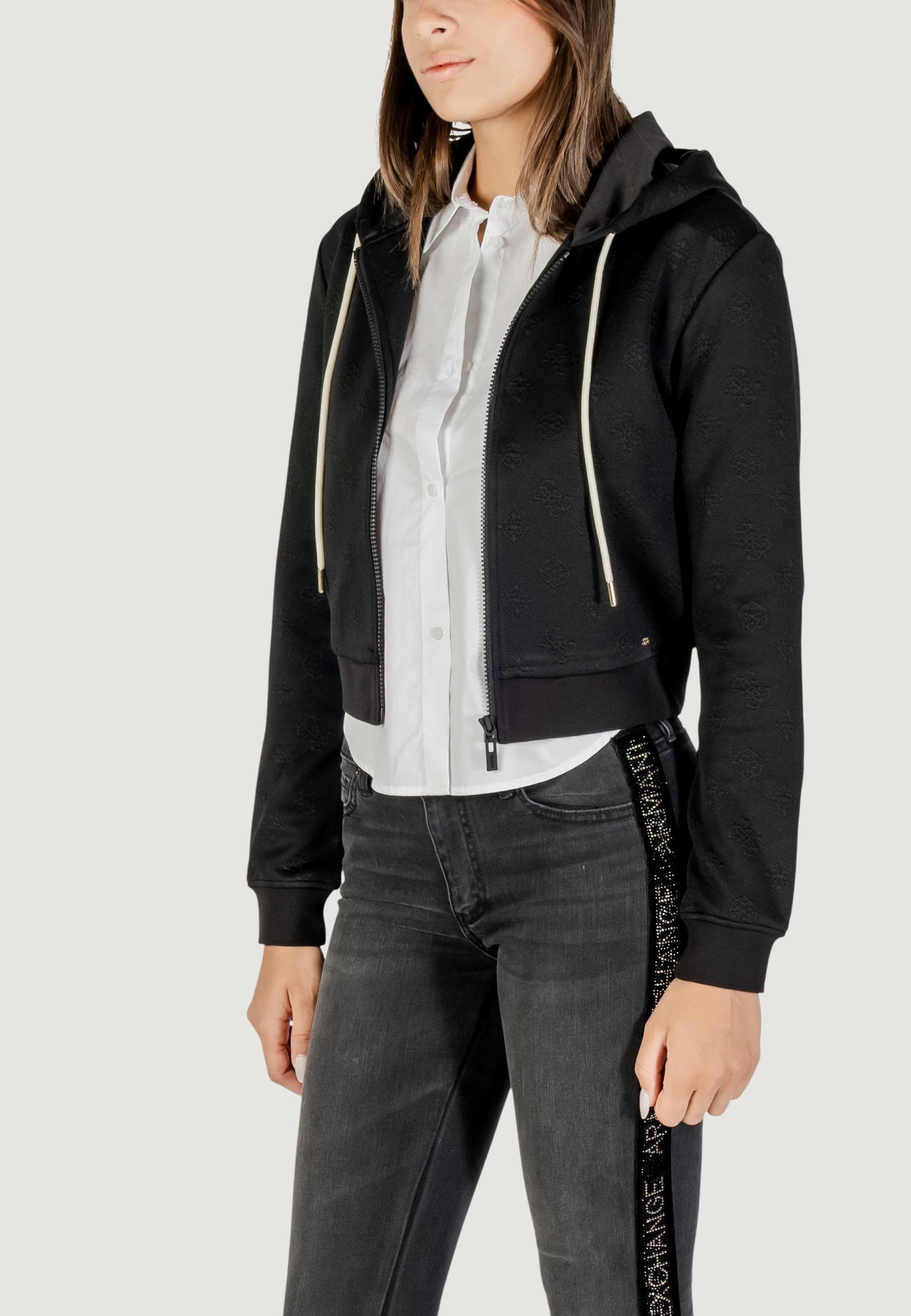 sweat-shirt 3D PEONY ZIPPER HOODIE JACKET FEMME NOIR 2/5