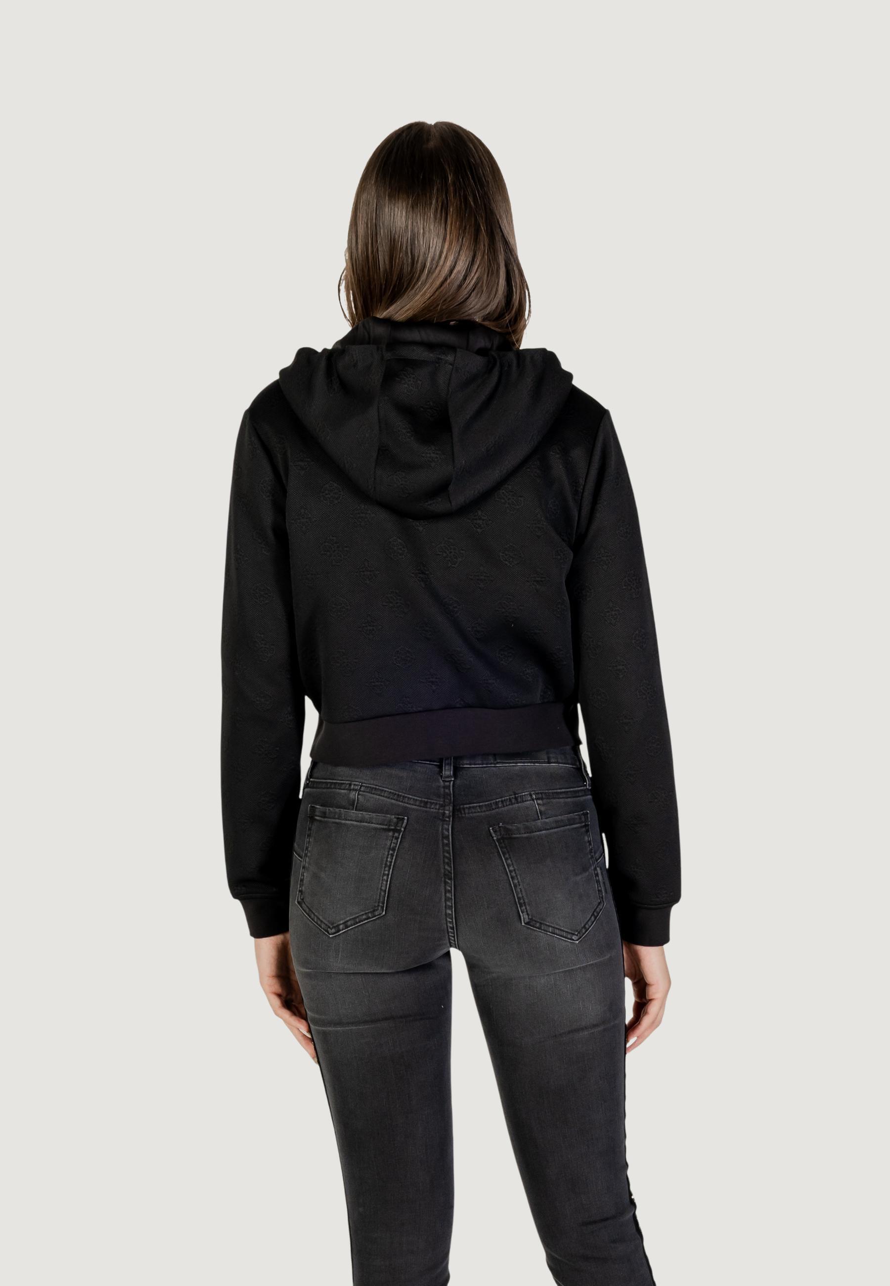 sweat-shirt 3D PEONY ZIPPER HOODIE JACKET FEMME NOIR 5/5