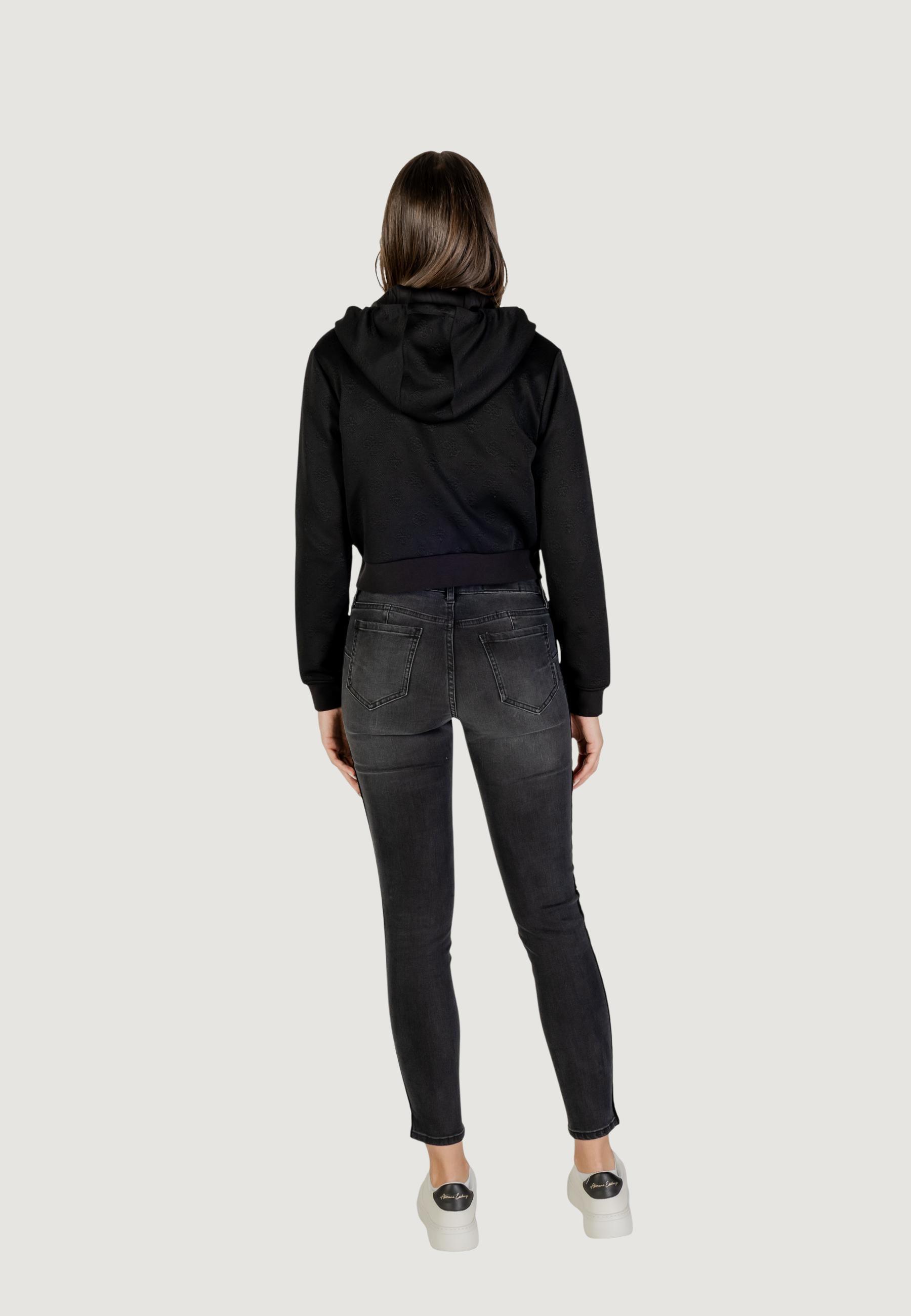 sweat-shirt 3D PEONY ZIPPER HOODIE JACKET FEMME NOIR 4/5