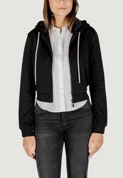 sweat-shirt 3D PEONY ZIPPER HOODIE JACKET FEMME NOIR