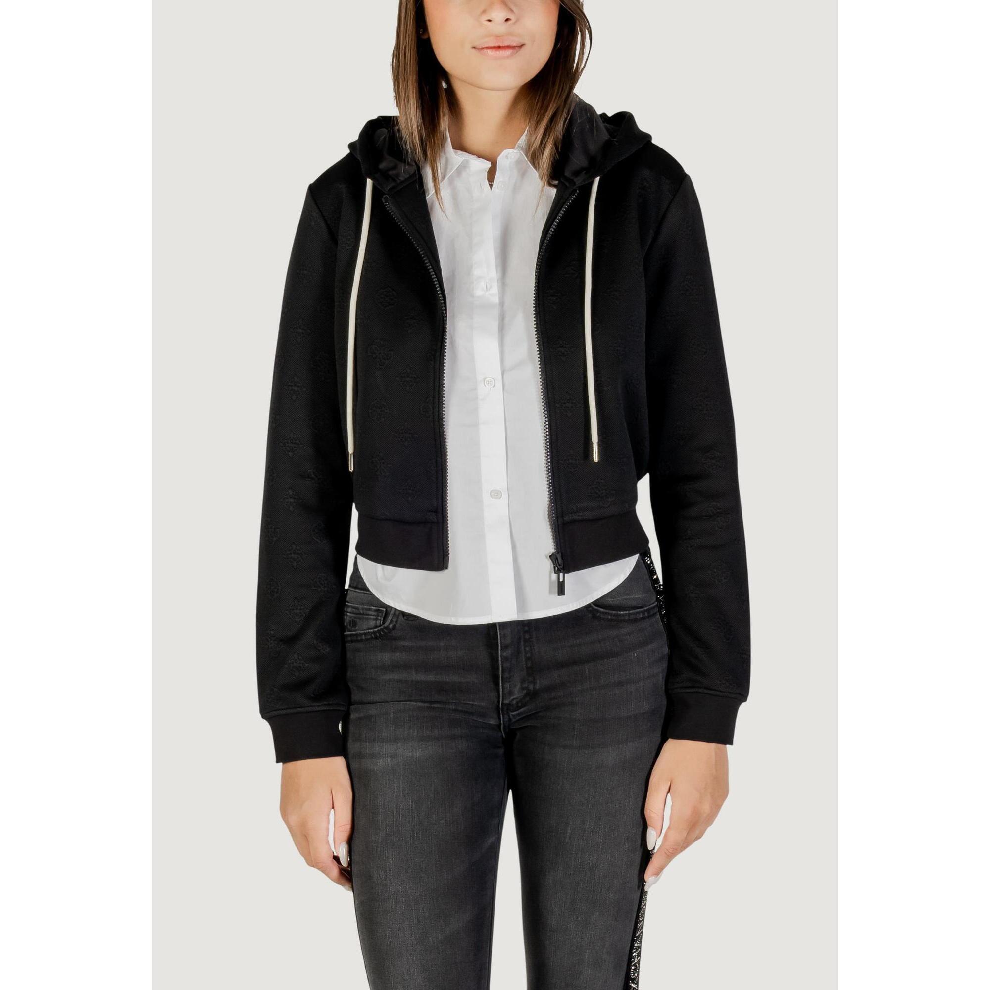 Guess Active - Sweat-shirt 3d Peony Zipper Hoodie Jacket Femme Noir - Sweat-shirt - Noir - Decathlon