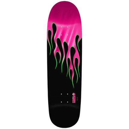 Skateboard Deck Old School Powell Peralta Nitro Hotrod Flames Pink Foil 9.375''