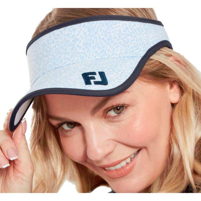 FootJoy Ladies Visor Skyway Animal Navy 3/4