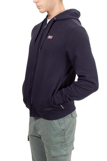 Felpa invernale uomo Buri con zip