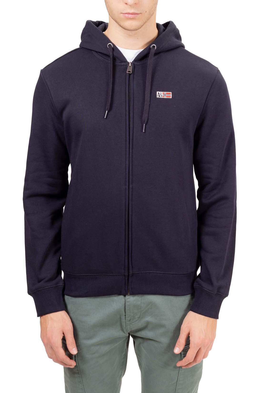 Felpa invernale uomo Buri con zip 2/5