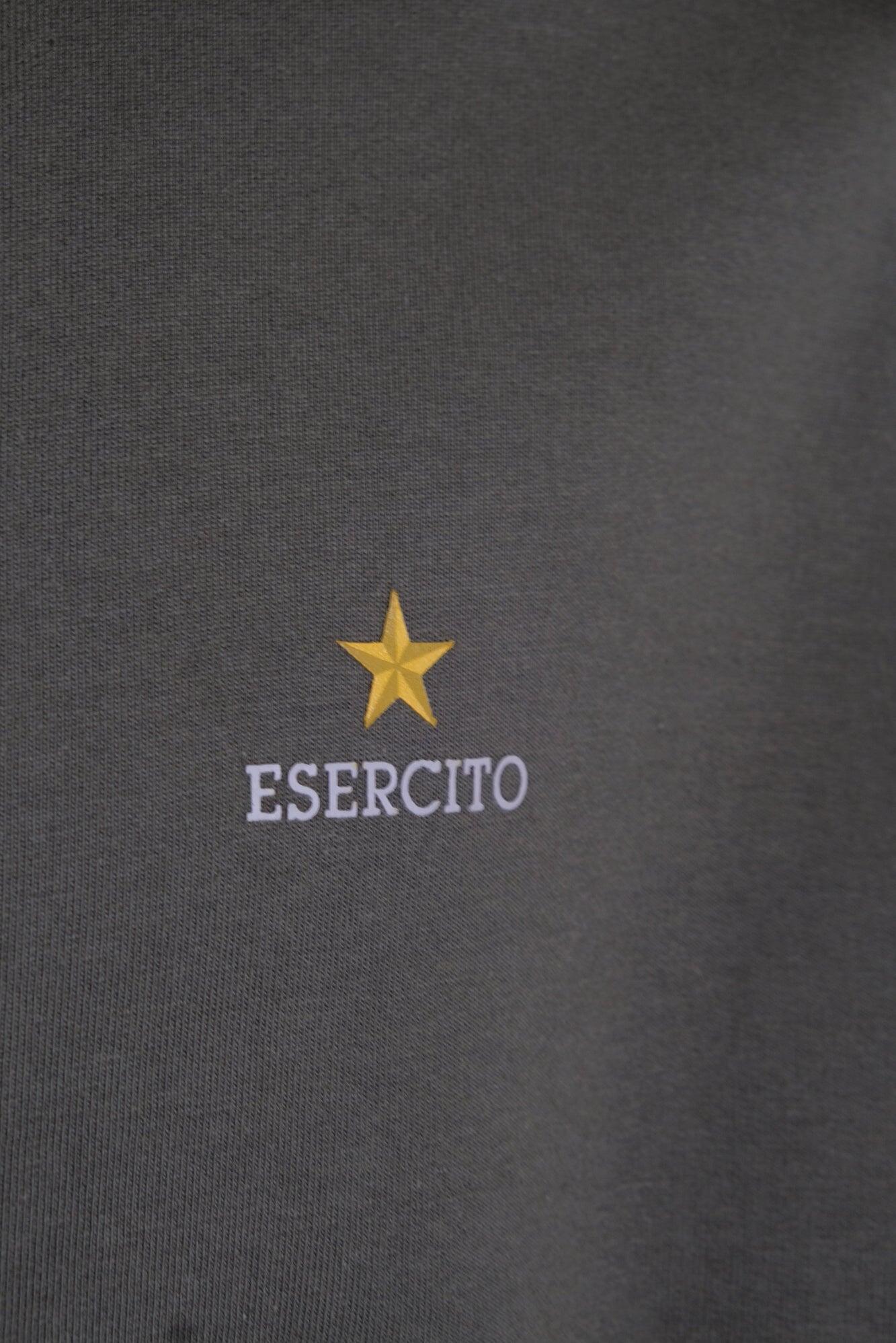 Felpa Esercito militare in cotone uomo 3/4