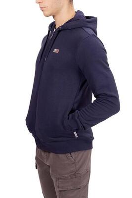 Felpa invernale uomo Buri con zip