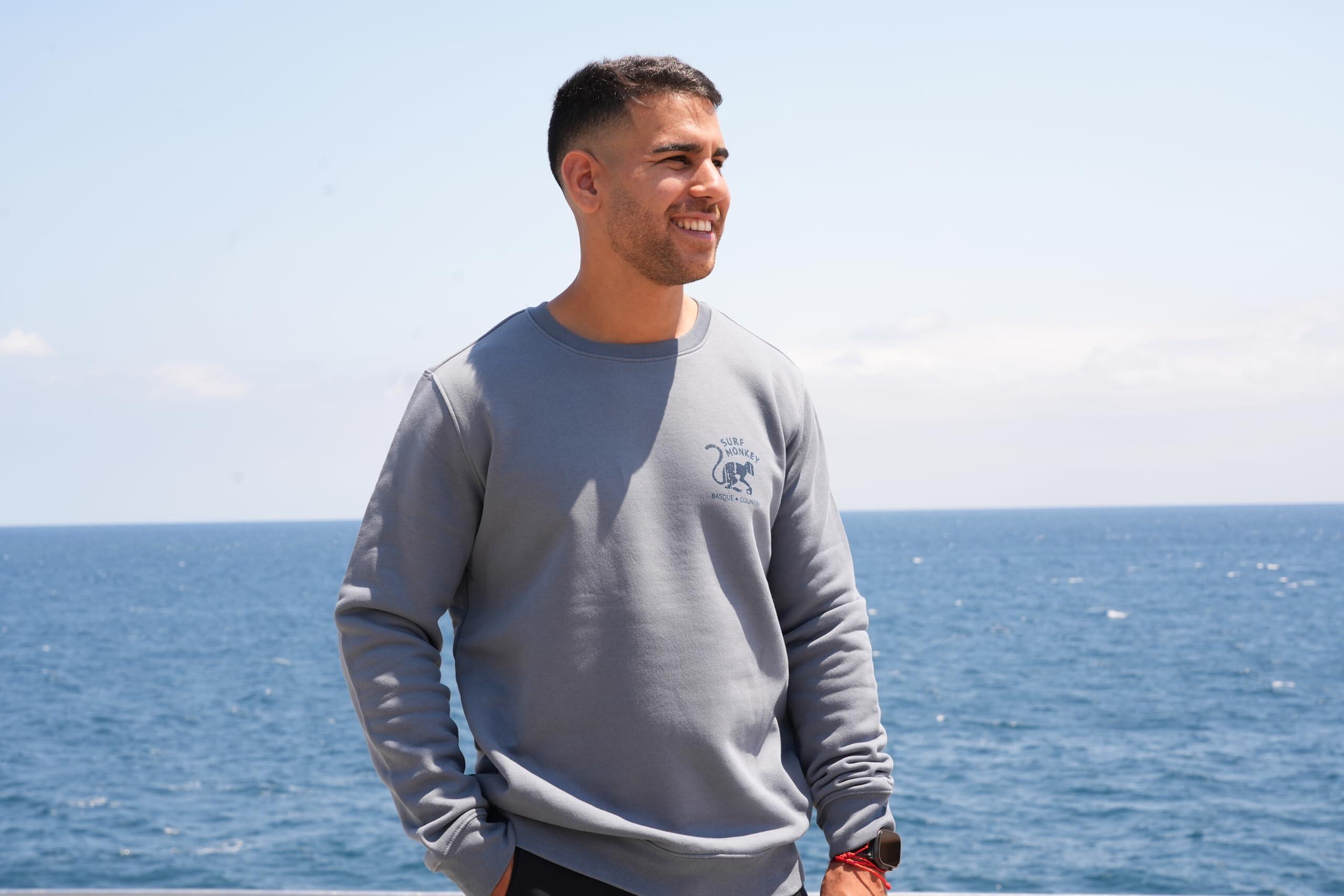 Bluza Save the Ocean – Okrągły dekolt / Dorosły (Ciemny Niebieski) 2/6