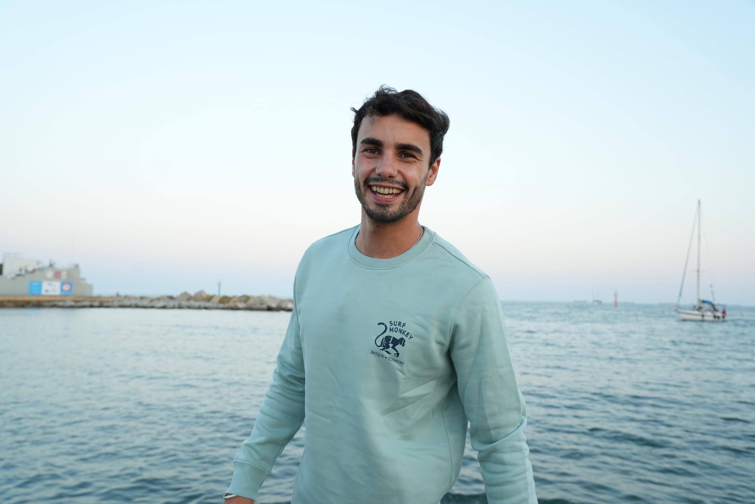 Sweat-shirt ras du cou Save the Ocean (Sauge) 3/6