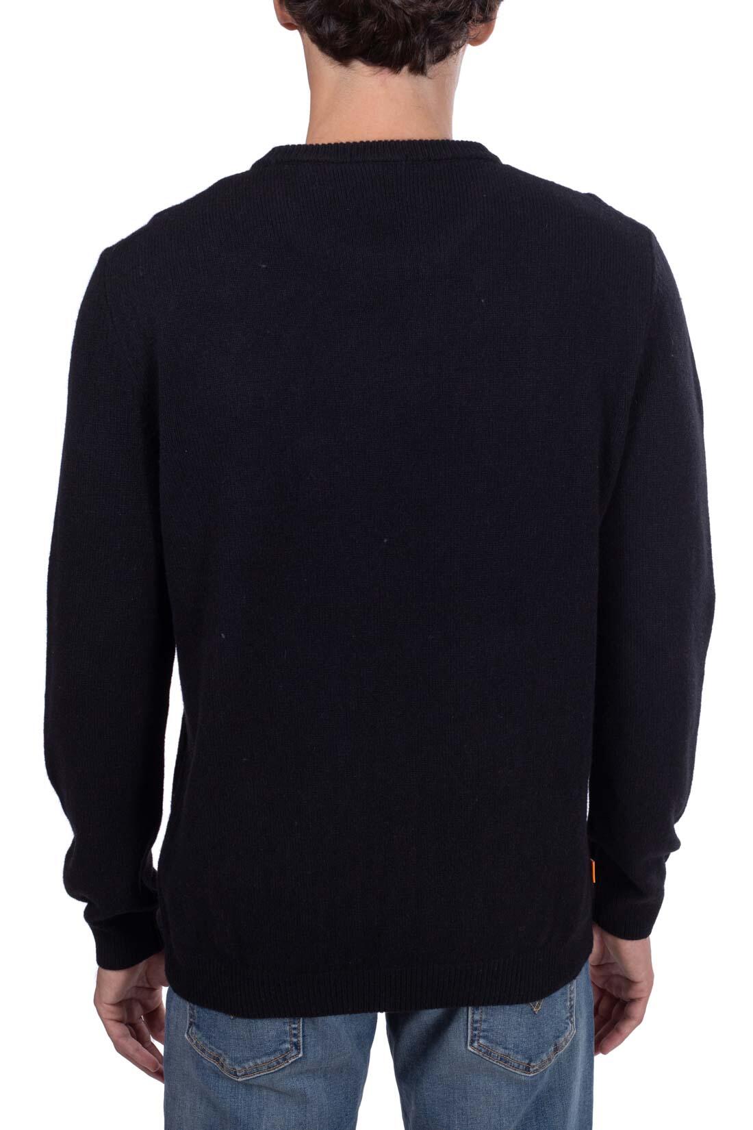 Maglia uomo a trecce con logo 4/4