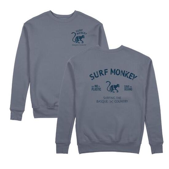 Bluza Save the Ocean – Okrągły dekolt / Dorosły (Piaskowy)