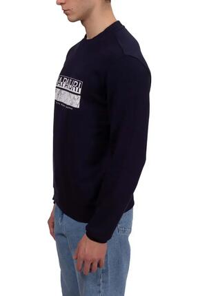 Sweat-shirt - Homme - Regular, manches longues - Bleu marine