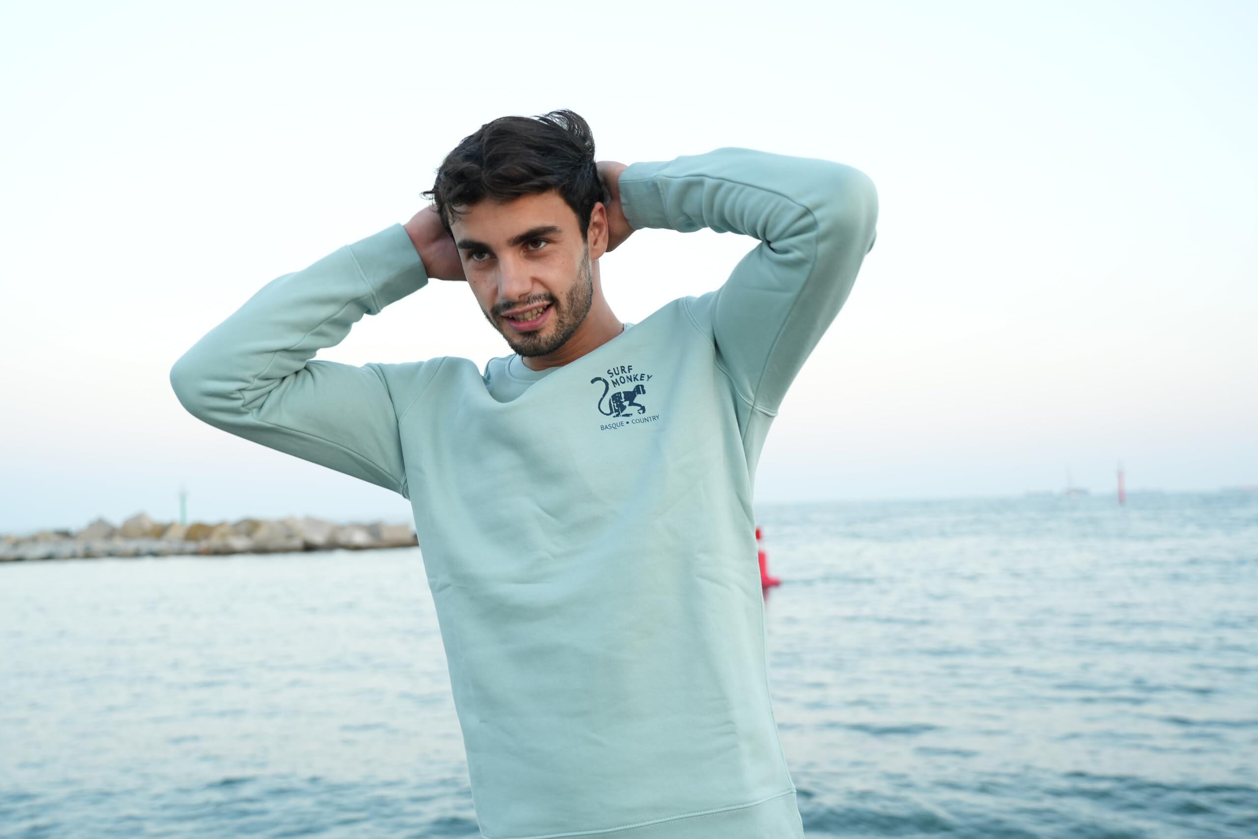 Sweat-shirt ras du cou Save the Ocean (Sauge) 2/6