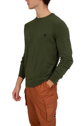 Pull - Homme - Manches longues, Col rond - bleu marine