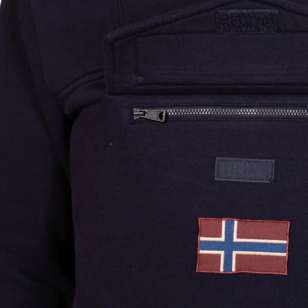 NAPAPIJRI sweatshirt - Men's - Regular fit with hood - Blue