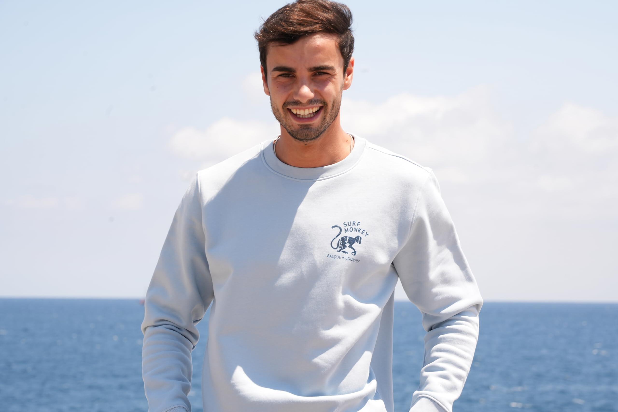Bluza Save the Ocean – okrągły dekolt / dla dorosłych (aqua) 2/6
