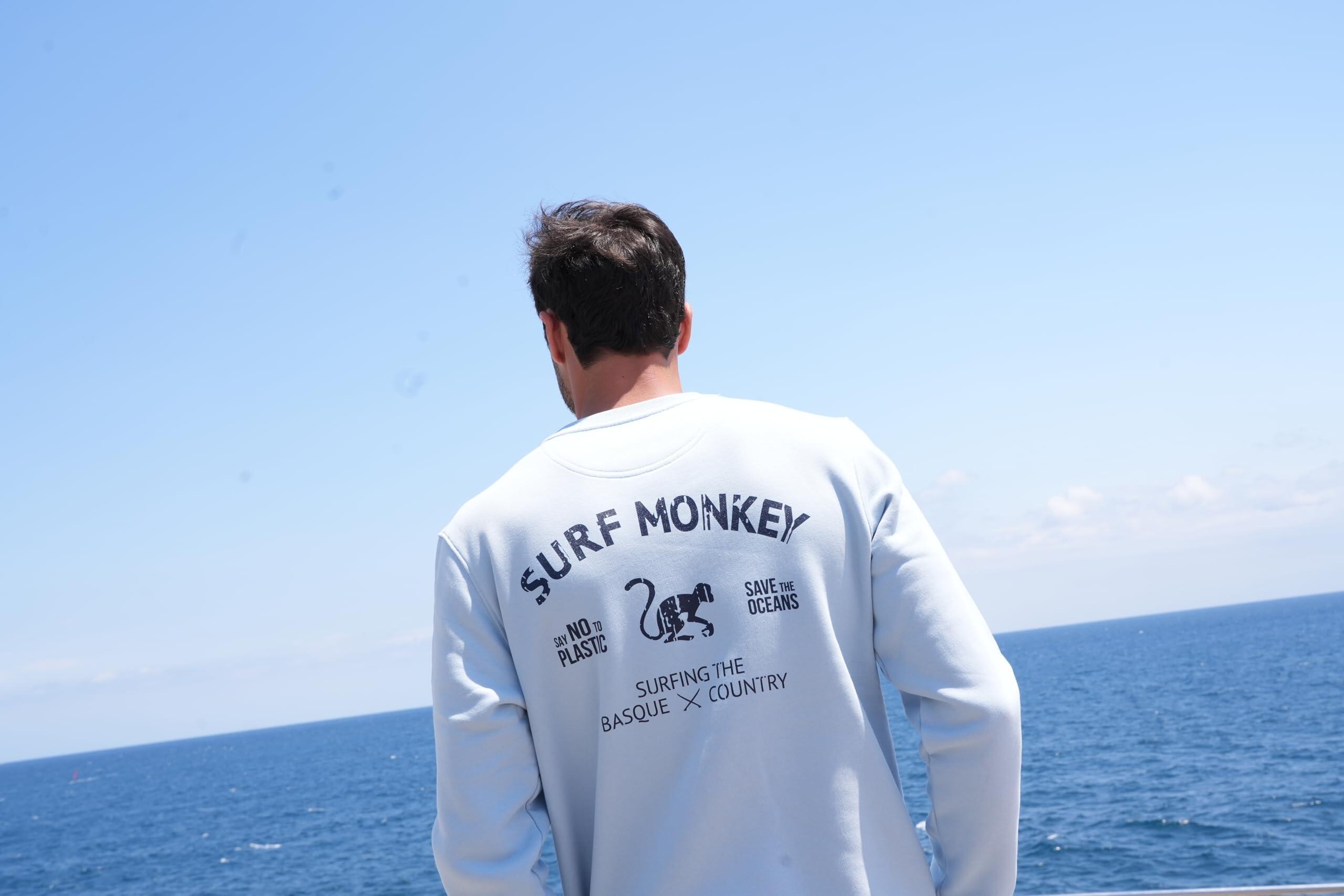 Bluza Save the Ocean – okrągły dekolt / dla dorosłych (aqua) 4/6